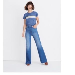 Madewell 11" High-Rise Flare Jeans